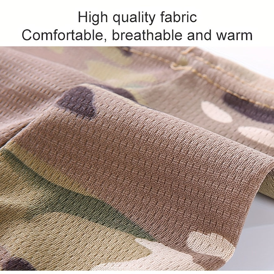 Adjustable Windproof UV Protection Hood with Balaclava Face Mask for Outdoor Use