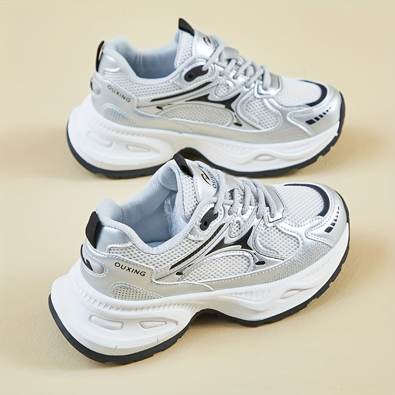 Women’s Mesh Low-Top Athletic Sneakers for Running and Casual Wear