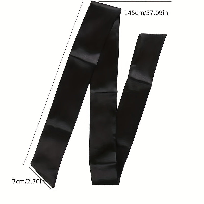 Adult Satin Eye Mask Non-Transparent Color Block Sleep Gaming