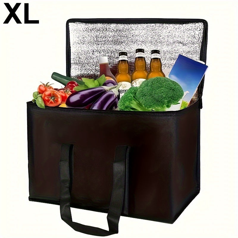 Bolsa térmica aislada para comida, caliente y fría, reutilizable, tote ligera, enfriador suave