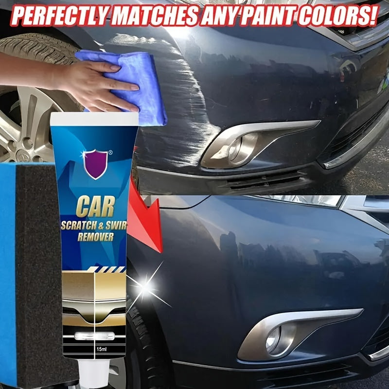 Kit de removedor de arañazos para coche - Restaurador de brillo rápido para todos los colores de pintura
