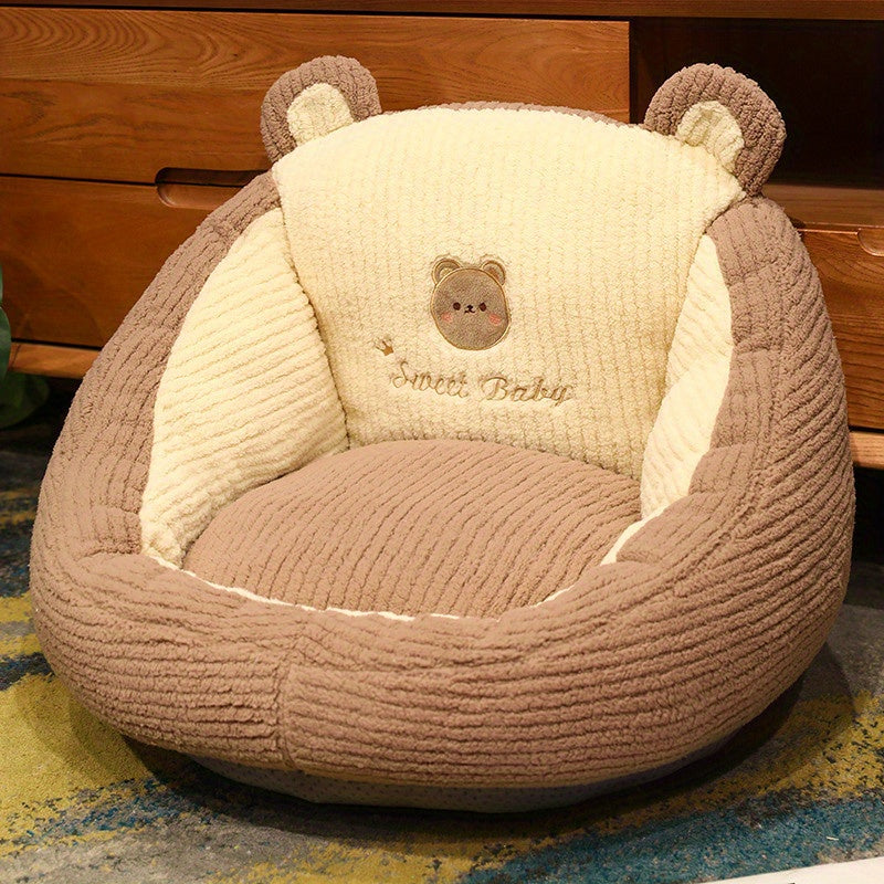 Cojín de asiento de terciopelo para comodidad en todas las estaciones para uso en oficina y en casa