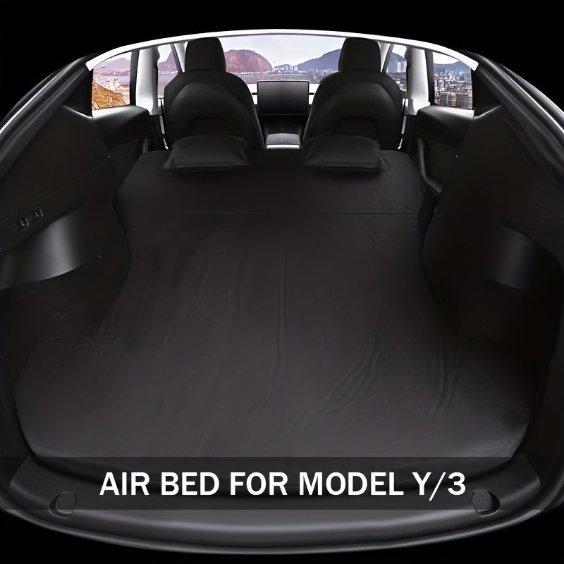 Inflatable Car Bed for SUV Portable Air Mattress Camping Tent Sleeping Pad