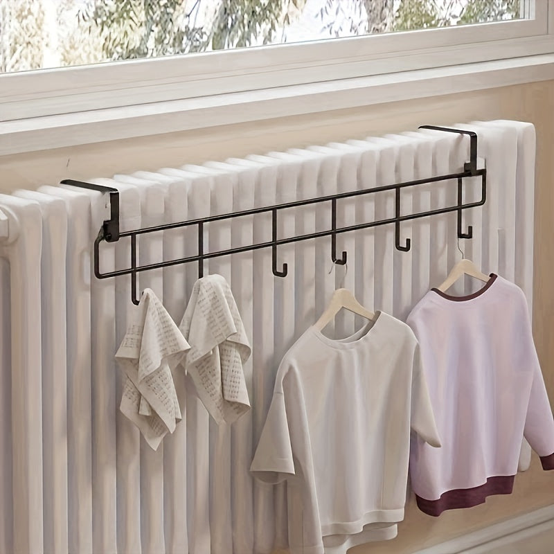 One-Piece Clothes Drying Rack with Warm Air Hook for Home Bedroom