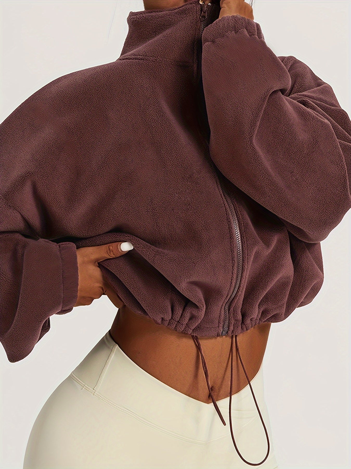 Women’s Plus Size Outdoor Plush Lined Winter Sports Coat