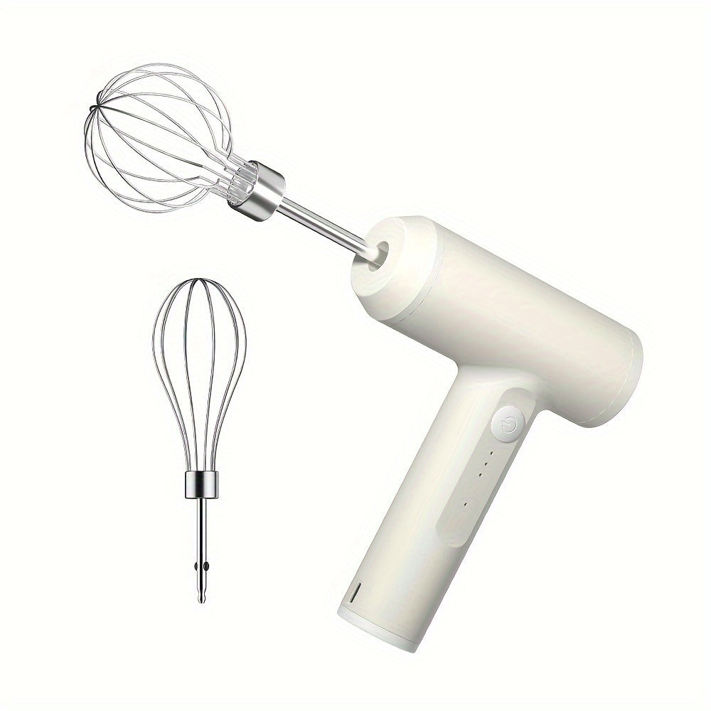 USB зарядка ва иккитаради дизайнга эга бўлган сўзсиз қўлдаги тухум аралаштиргич ва сүт кўпиргич