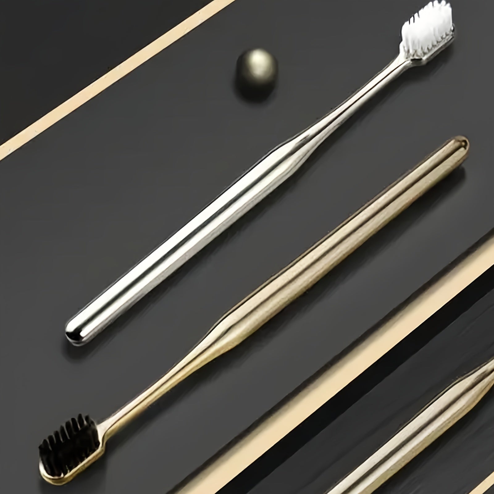 Luxury Soft Bristle Toothbrush Set for Adults with Sensitive Gums and Deep Cleaning