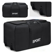 Extra Large Waterproof Storage Bag with Silent Wheels and Zipper Closure for Travel and Dorm Storage