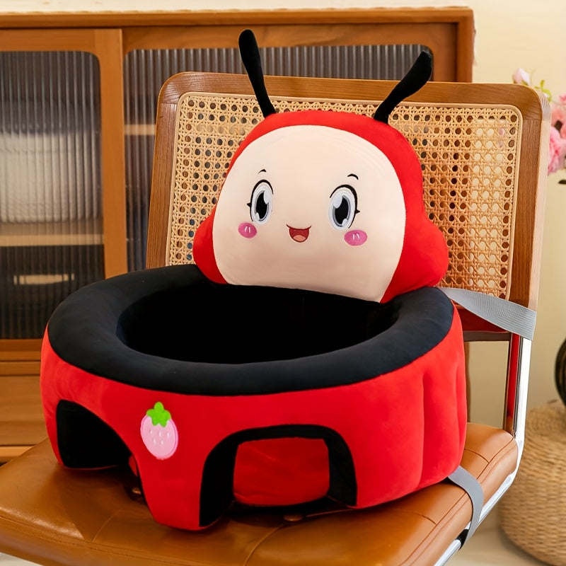 Silla de aprendizaje para bebés para sentarse y entrenar con correa y diseño envolvente 3D