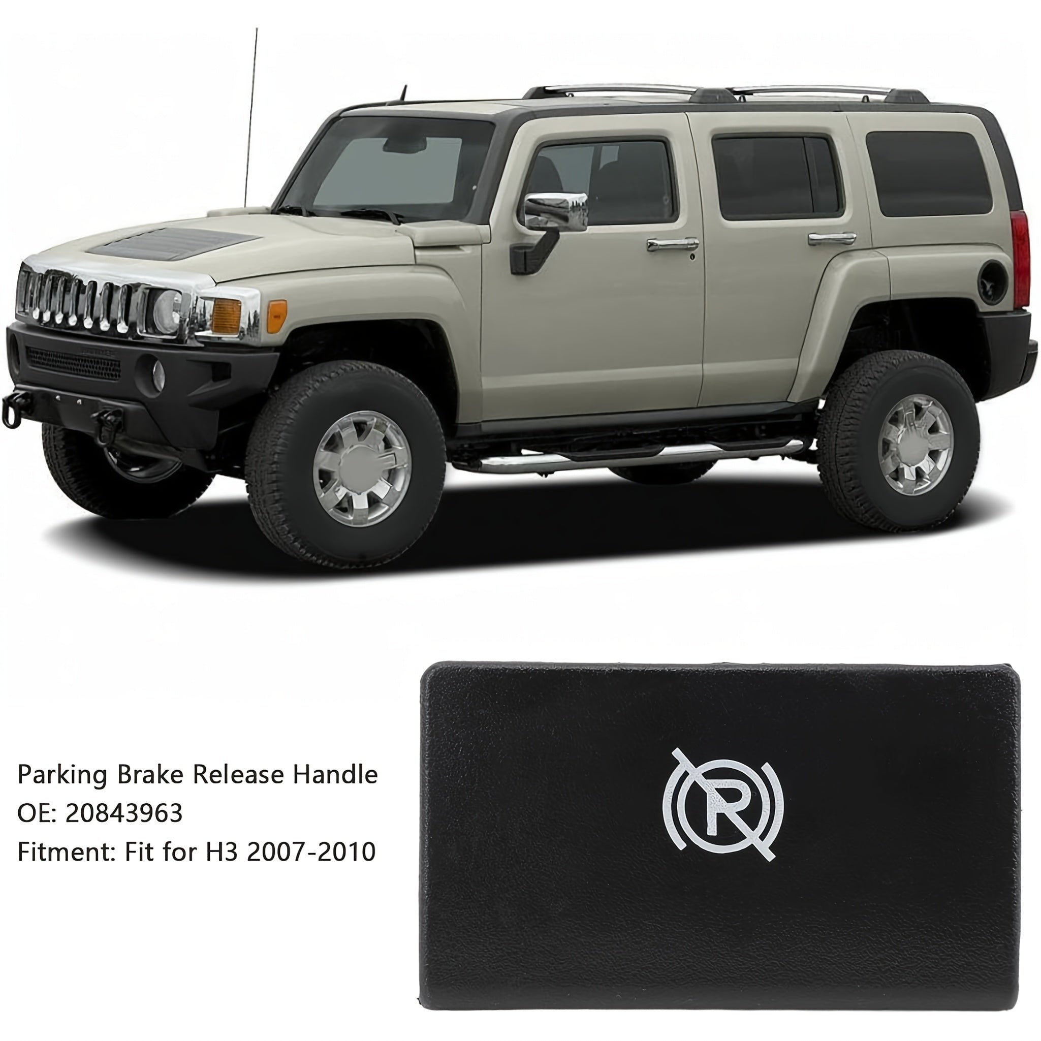 Universal qora ABS park brake chiqarish tutqichi avtomobillar uchun