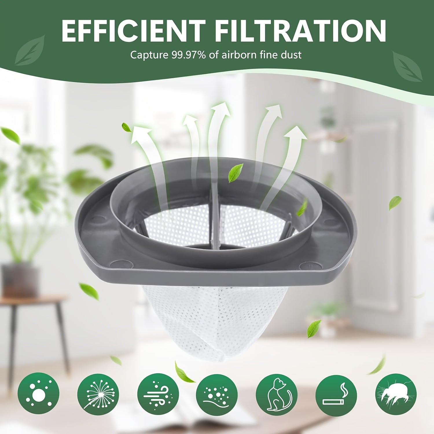 Replacement Vacuum Filter for Stick Lightweight Bagless Vacuum 4 Pack