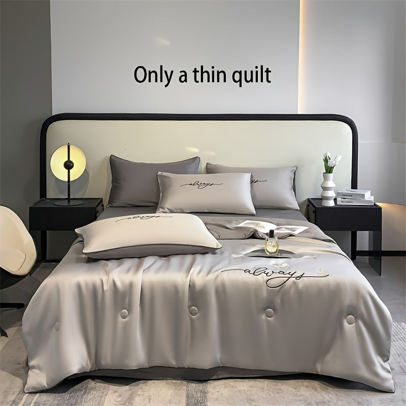 Summer Cooling Quilt Lightweight Breathable Blanket for Bedroom Dorm Rooms