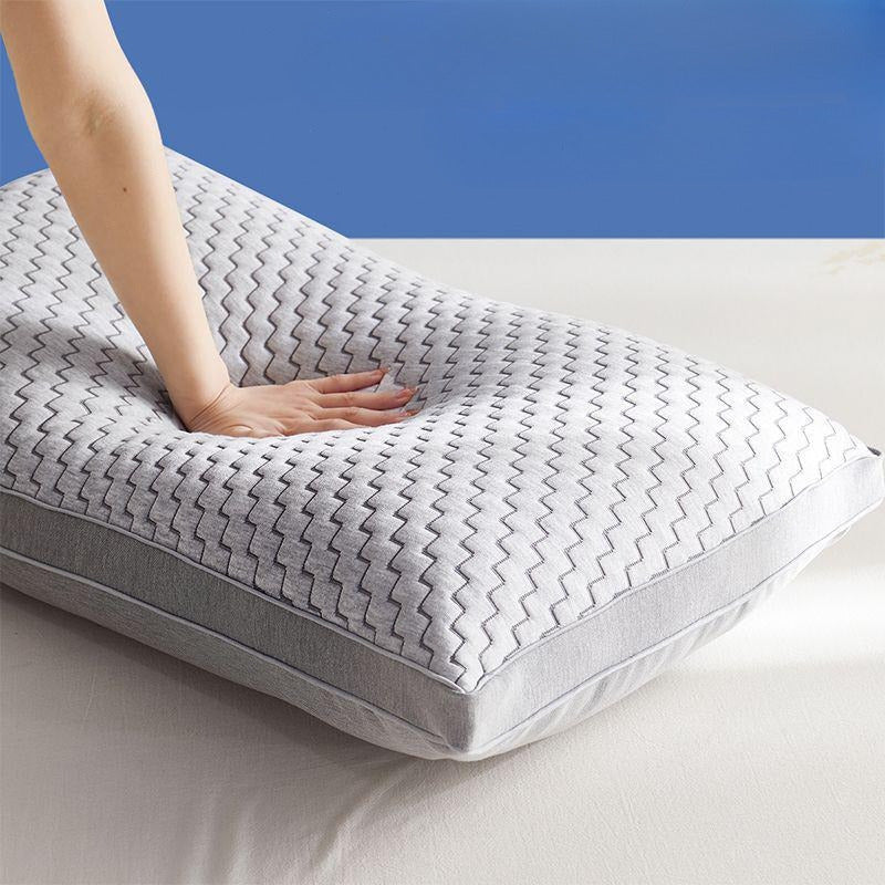 Set of 2 Breathable Knitted Neck Pillows for Sleep and Neck Support