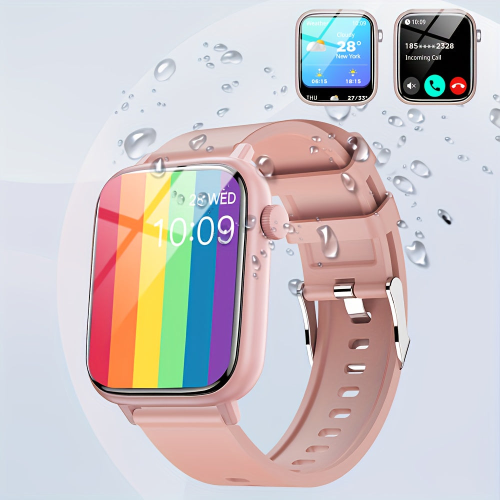 Full Touch Smart Watch for Women and Men 1.83 Inch Waterproof Fitness Tracker with Call Alerts