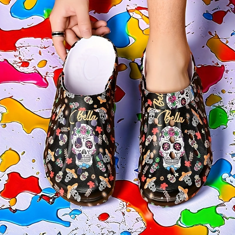 Unisex Summer EVA Slides with Random Print and Thick Sole for Casual Outdoor Use