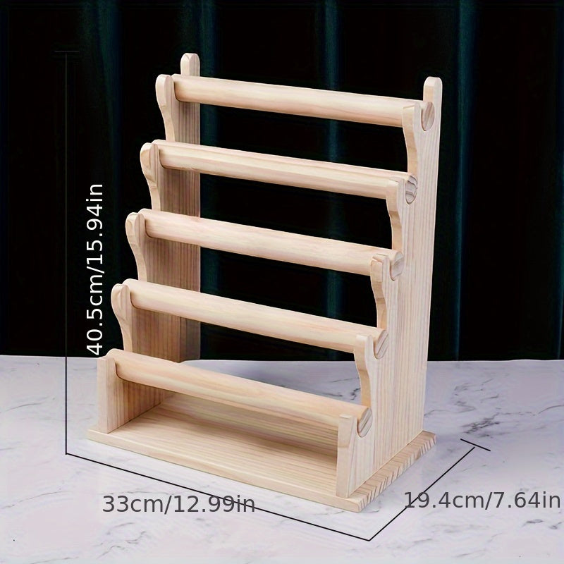 Деревянная многоуровневая подставка для браслетов, дисплей, органайзер для украшений, стойка для хранения