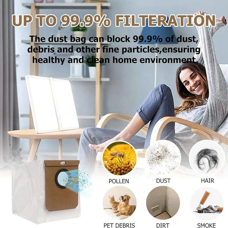 9-to'plam katta 2.5L vakuum changyutgich tozalash sumkasi L50 L60 Conga Home Ultra uchun