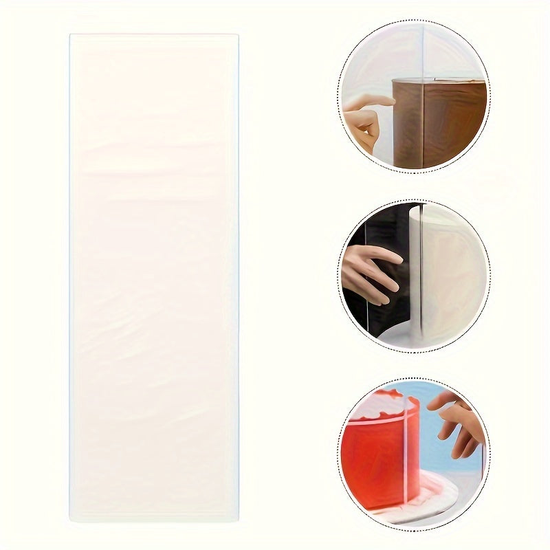 Transparent Acrylic Cake Scraper for Edges and Decorations Baking Tool