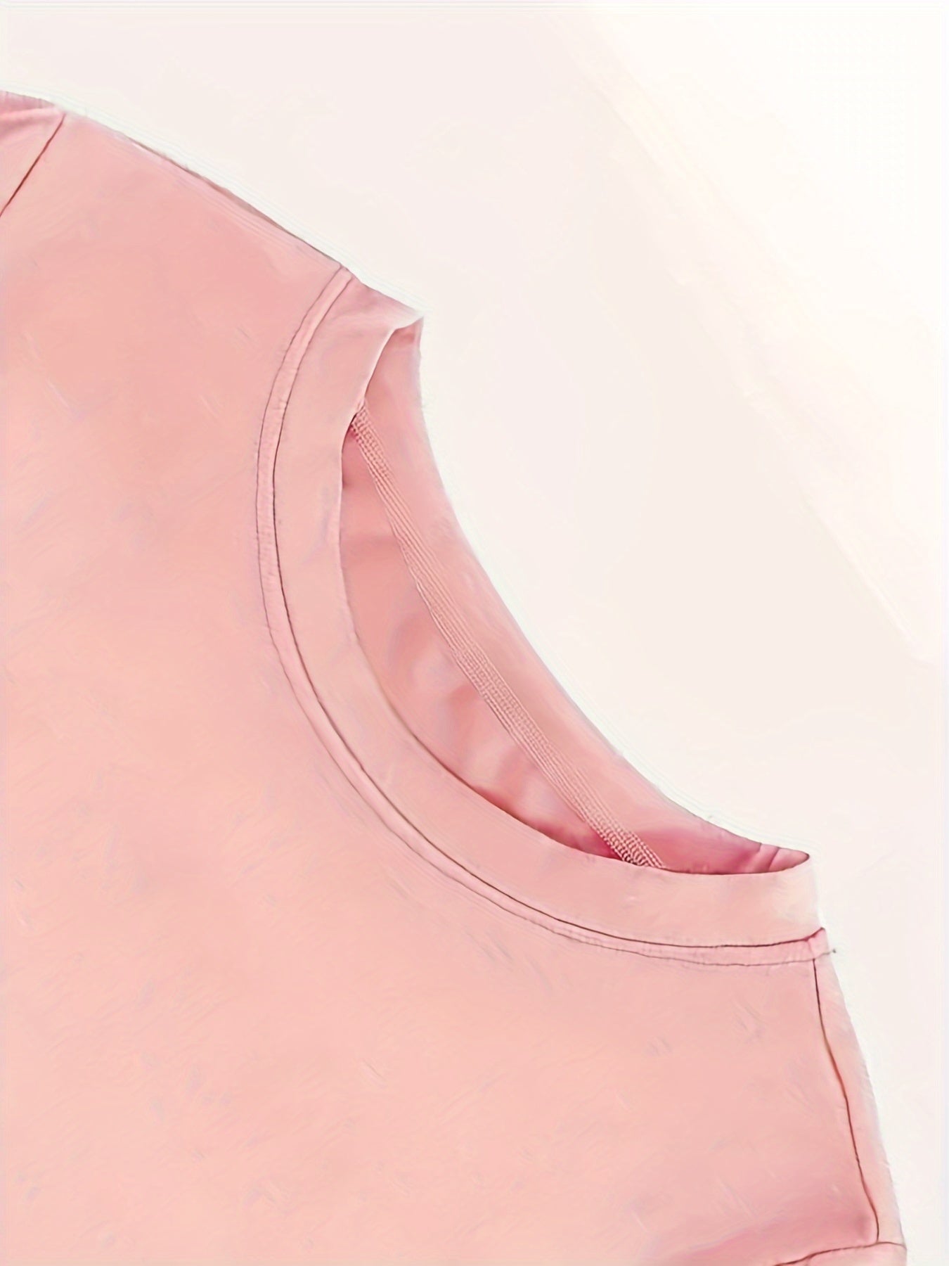 Plus Size Women's Cotton Short Sleeve T-Shirt with Cherry Print and Bold Red Lettering