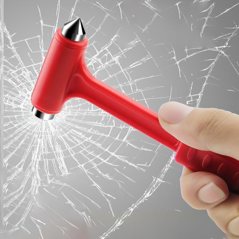 2-to'plam mustahkam ko'pfunktsiyali avtomobil xavfsizlik bolg'achlari, plastmassa oynani buzuvchi, favqulodda qochish asboblari