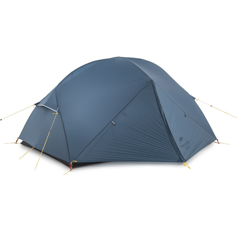 Tienda de campaña impermeable para 2 personas, para todas las estaciones, de poliéster gris