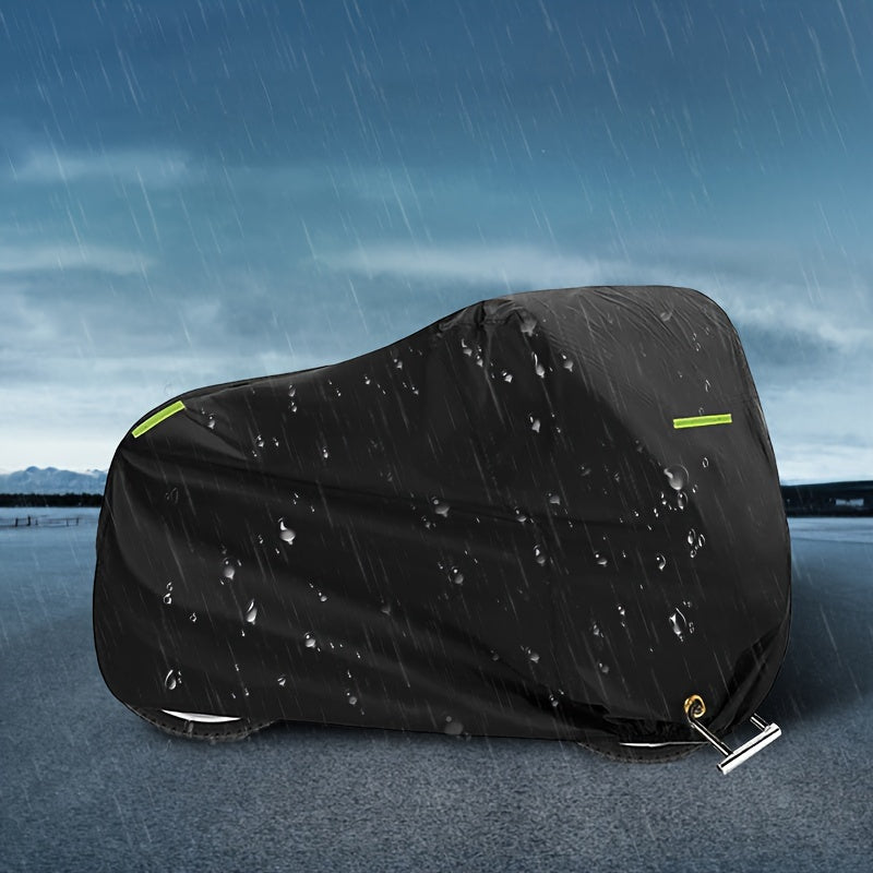 Universal 210D Oxford Motorcycle Cover Waterproof All-Season Outdoor Protection