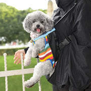 Adjustable Pet Carrier Backpack for Small to Medium Dogs and Cats Polyester with Shoulder Pad