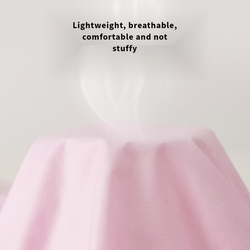 Set of 2 Disposable Non-Woven Pillow Covers for Travel Hotels and Overnight Stays