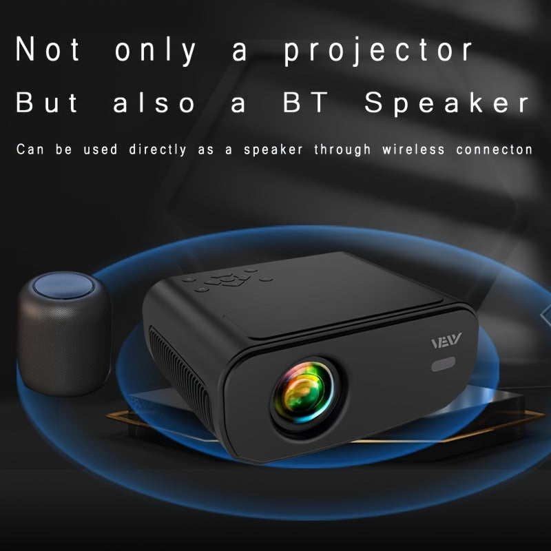 1080P Full HD WiFi Projector for Home Theater Up to 7.62m Display