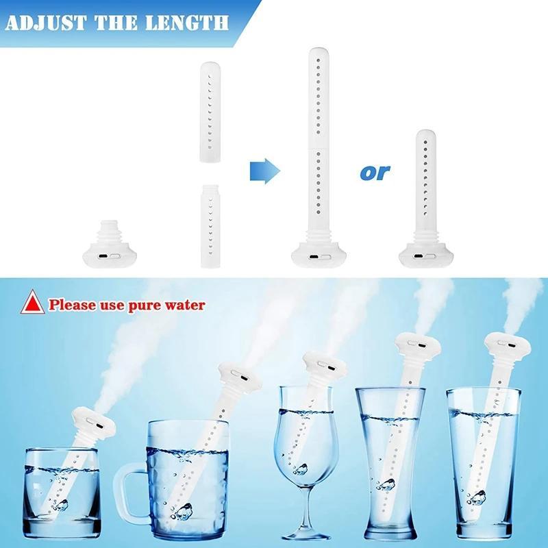 Compact USB-Powered Cool Mist Humidifier for Travel Office Hotel Car Home