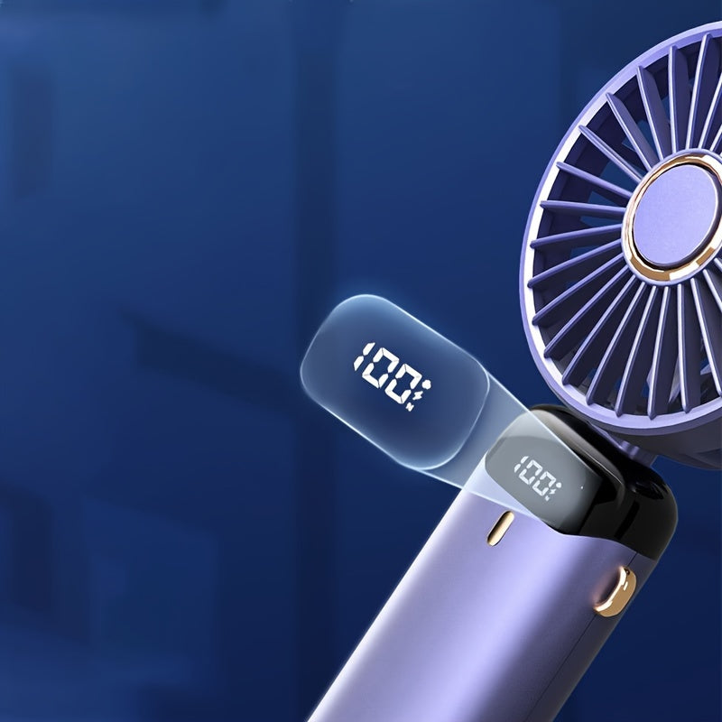 Aromatherapy Handheld Fan Rechargeable USB Long Battery Indoor Outdoor Use