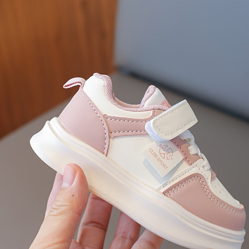 Kids White Sneakers for Boys and Girls Age 1-6 Lightweight Casual Running Shoes