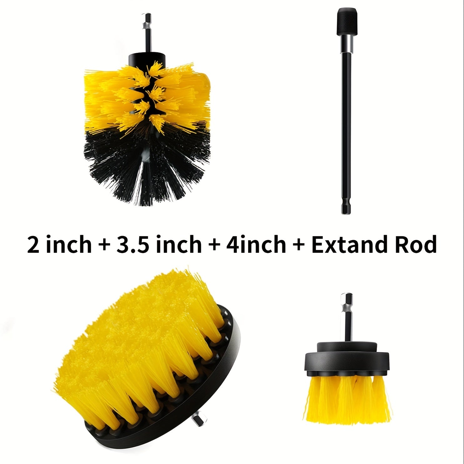 Drill Brush Set for Power Scrubbing, 3/7/11/20/21/31 Pcs, Multi-Purpose