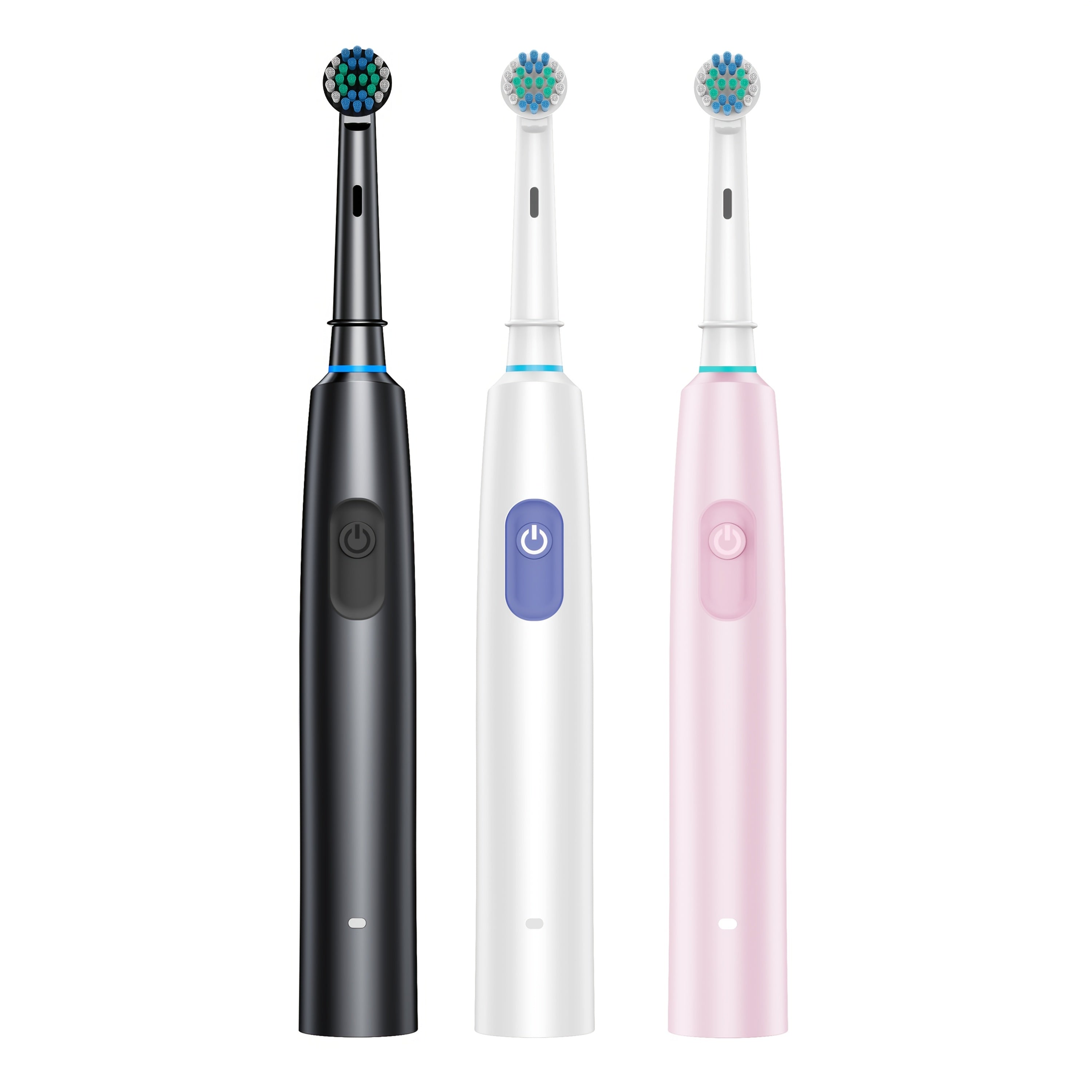 Automatic Rechargeable Electric Toothbrush for Adults Black with 5 Modes