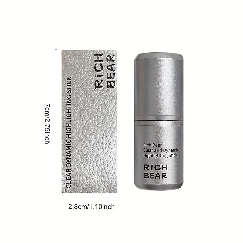 Barra de iluminador en gel ligero con hidratación para mujer, brillo natural y contorno