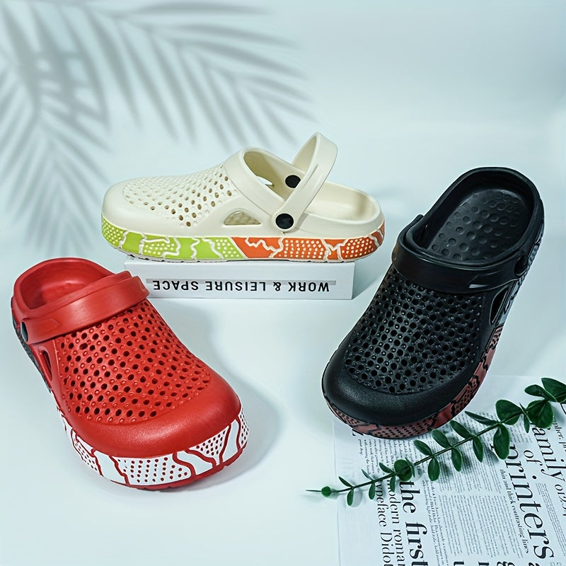 Women's Punk-Inspired Clogs Breathable Non-Slip EVA Beach Sandals