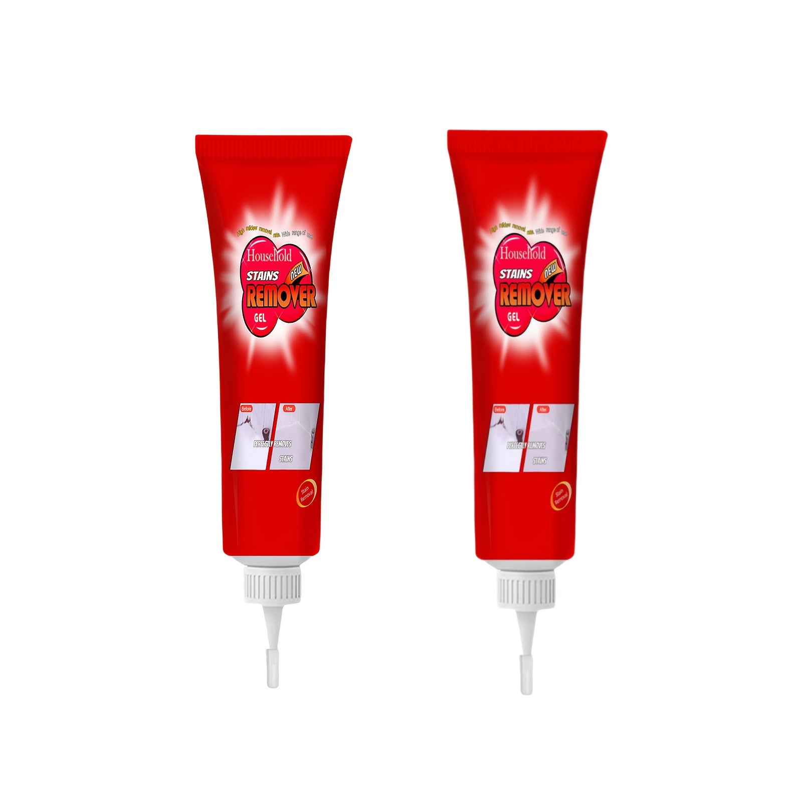 Multi-Purpose Cleaning Gel 2-Pack for Crevice Stains Bathroom Kitchen Outdoor