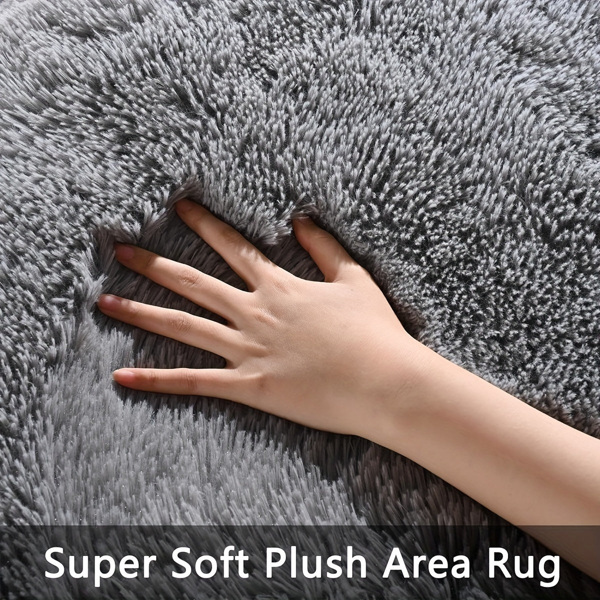 Green Fluffy Shag Rug for Bedroom Living Room Nursery 3x5 Feet