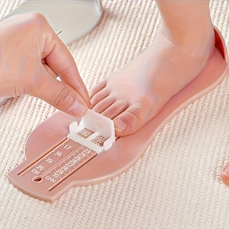 Unisex Plastic Foot Measuring Ruler Ergonomic Shoe Size Tool Colorful