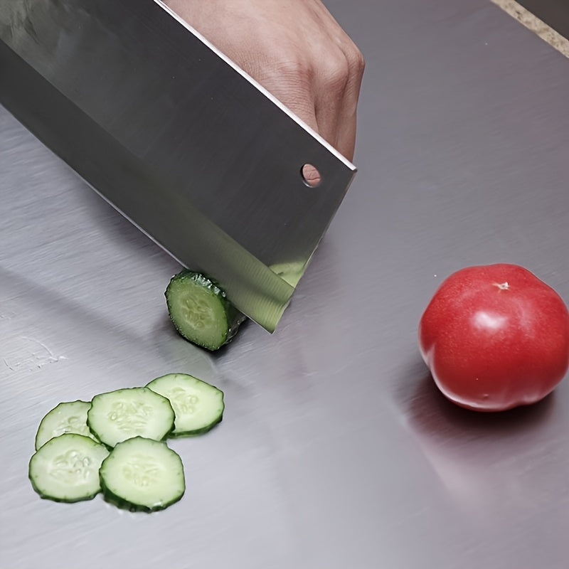 Stainless Steel Chopping Board 304 Grade Mold-Resistant Kitchen Cutting Board