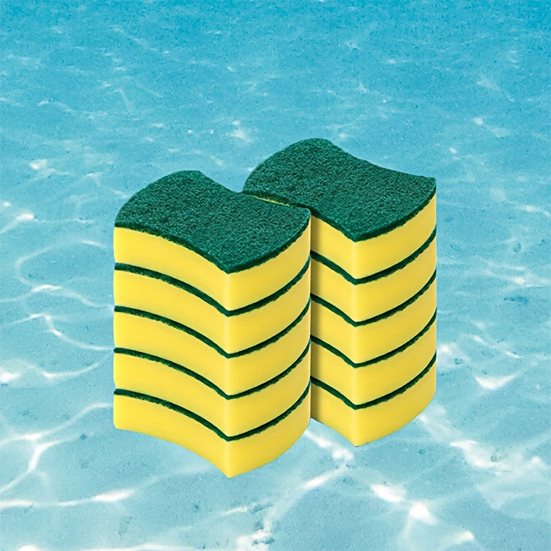 Set of 10 12 or 24 Nano Magic Dish Sponges for Oil Absorption and Gentle Cleaning