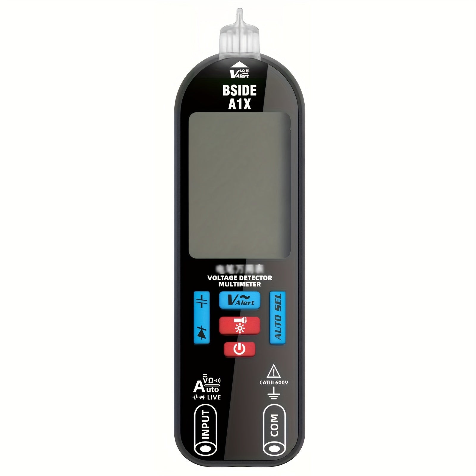 Digital Multimeter with LCD Display Non-Contact Voltage Tester Rechargeable Resistance Continuity Testing