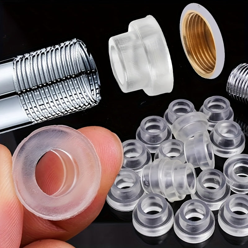 Universal silikon kran muhrlash qopqog'i, plastik quvur uchun suyuqlik o'tkazmaydigan muhr halqasi, qulflanadigan qisqich bilan kauchuk quvur to'siqi, uy quvurlarida suv o'tkazmaydigan kran muhr yuvgichi.