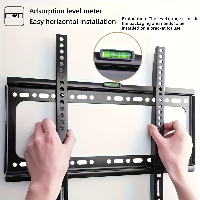 Fixed Metal TV Wall Mount Bracket for 26-65 Inch Screens Supports 50Kg