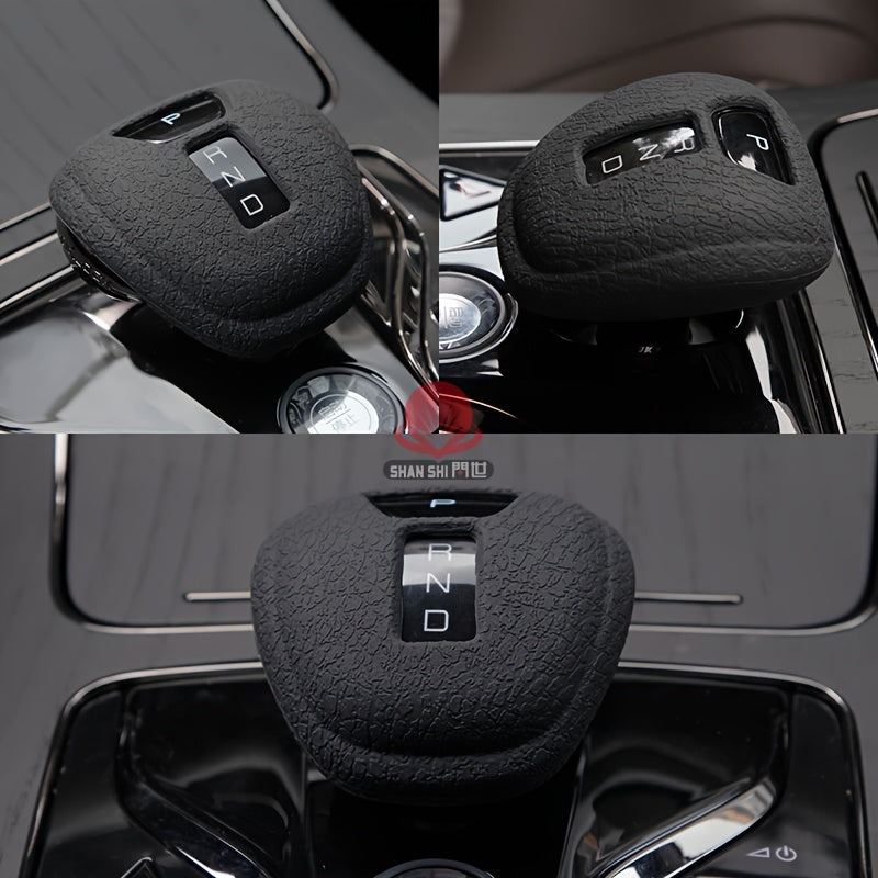 Decorative Silicone Gear Shift Cover for Car Automatic Transmission Handle Set