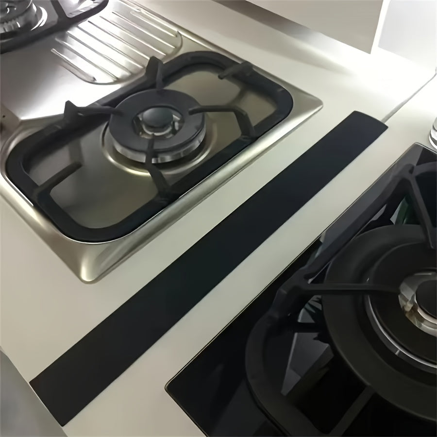 Silicone Stove Gap Cover Set for Kitchen Countertop Protection