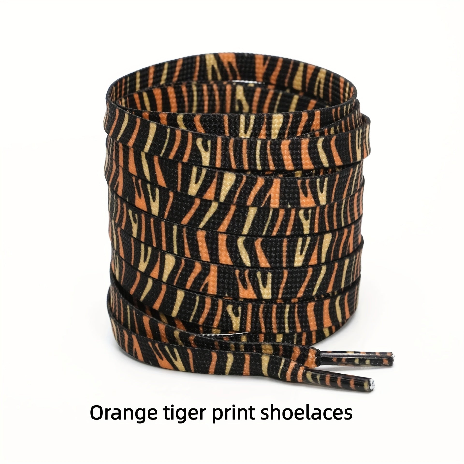 Unisex Polyester Spandex Animal Print Laces for Sneakers Casual Shoes