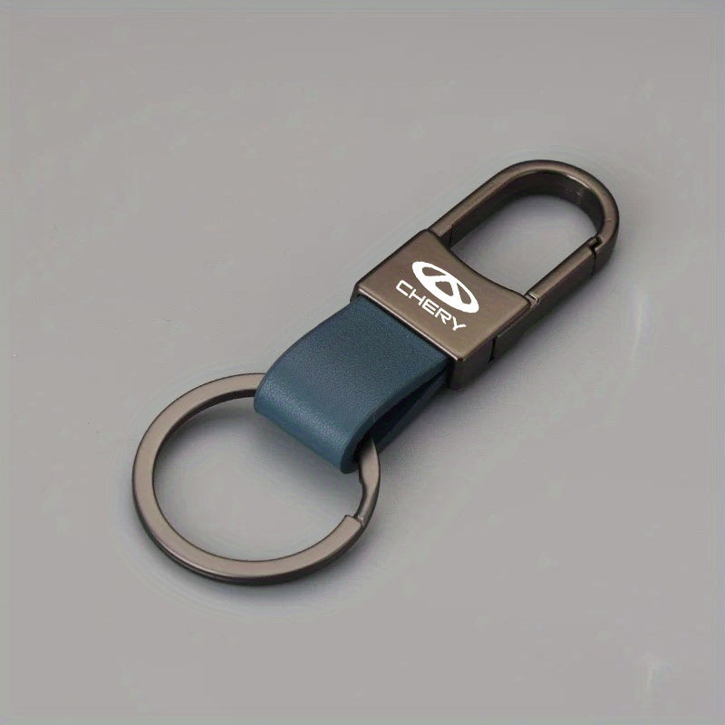 Universal Car Keyring Faux Leather Keychain for All Years