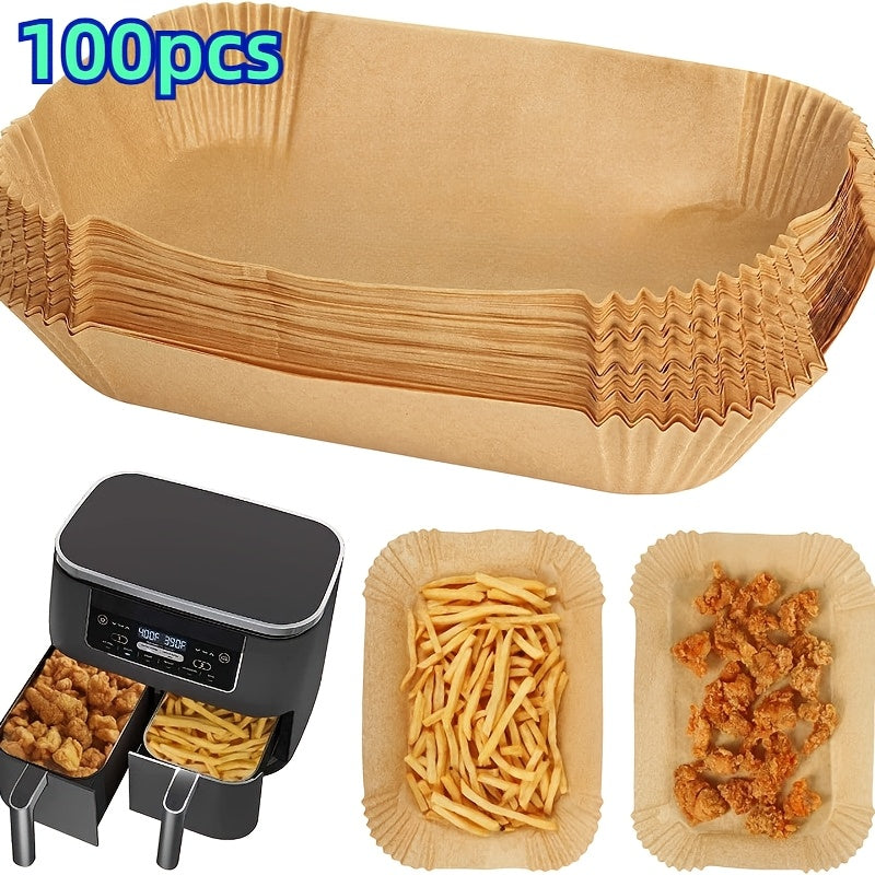 100 Sheets Non-Stick Parchment Paper for Baking Grilling Microwave