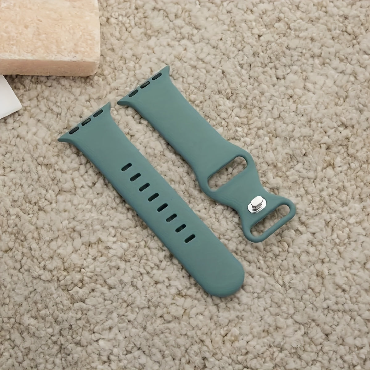 Waterproof Liquid Silicone Sports Watch Strap for 38-45mm Watches Durable Comfortable